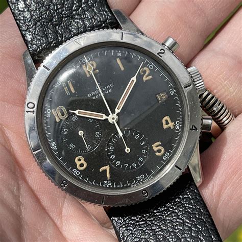 breitling pilote|1960s breitling co pilot watch.